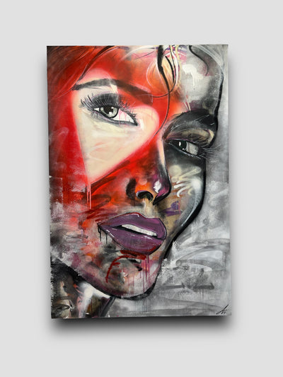 Painting of a womans face